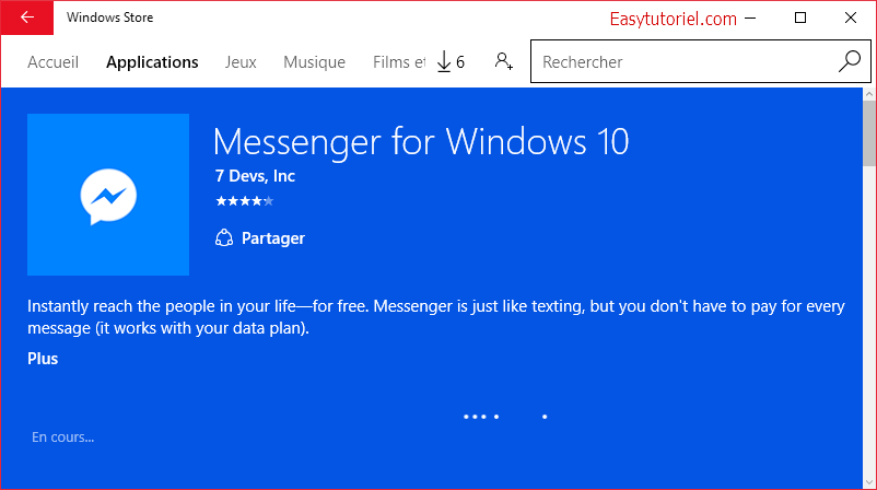Installer Facebook Messenger Sur Windows 10