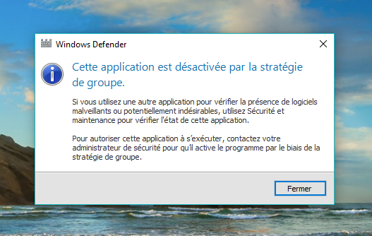 Comment Desinstaller Windows Defender Sur Vista