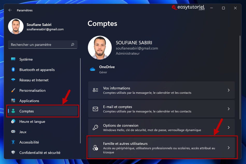 comment créer un compte administrateur sur windows 11