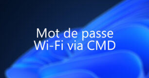 mot de passe wifi cmd tuto